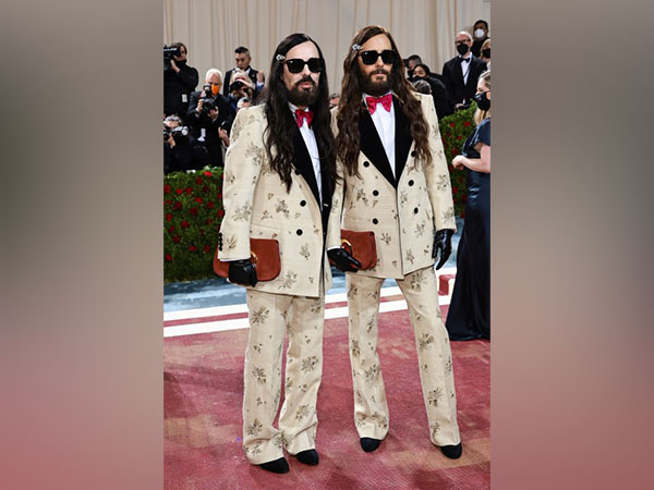 Met Gala 2022: Jared Leto twins with Guccis Alessandro Michele in matching cream tweed tuxes