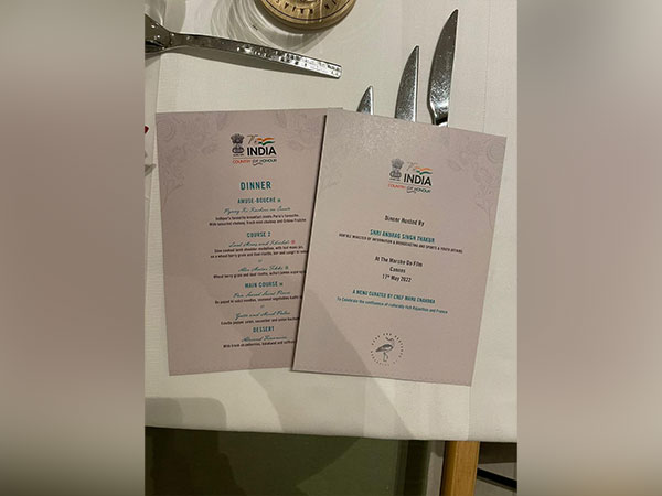 Cannes 2022: Indias food diversity on full display at I&amp;B Minister Anurag Thakurs formal dinner for Indian contingent