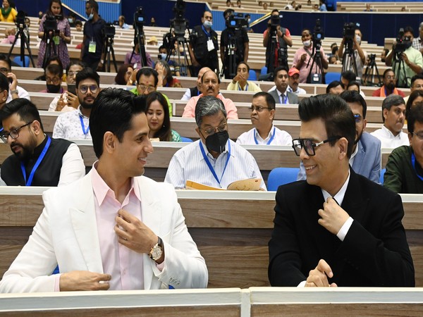 Sidharth Malhotra, Karan Johar spotted at the launch of book Modi@20: Dreams Meet Delivery