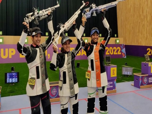 ISSF World Cup 2022: 10m air rifle womens team bags Indias first gold in Baku
