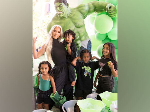 Its Hulk themed party for Kim Kardashians youngest son Psalms birthday!