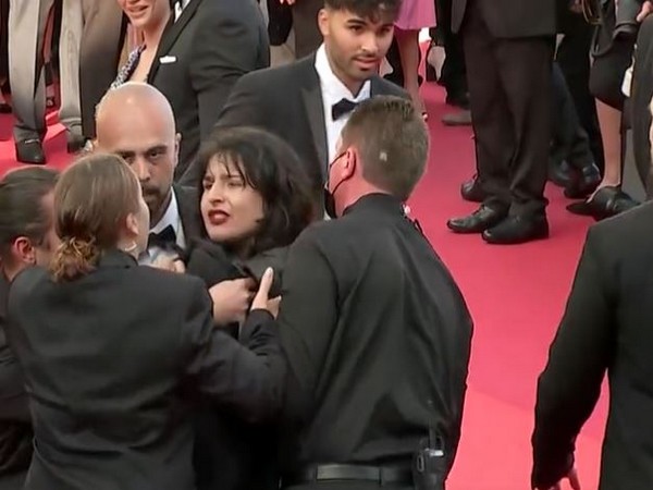 Stop raping us: Topless woman storms Cannes red carpet to protest against sexual violence in Ukraine