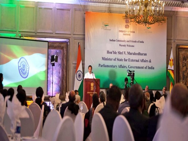 MoS Muraleedharan interacts with Indian diaspora in Zimbabwe, highlights positive govts initiatives