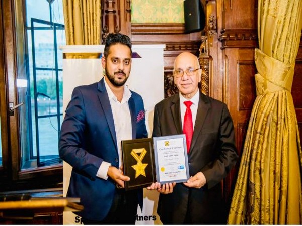 Haryanas Captain Sumit Yadav received Political Analyst of the Year Award in Parliament of UK