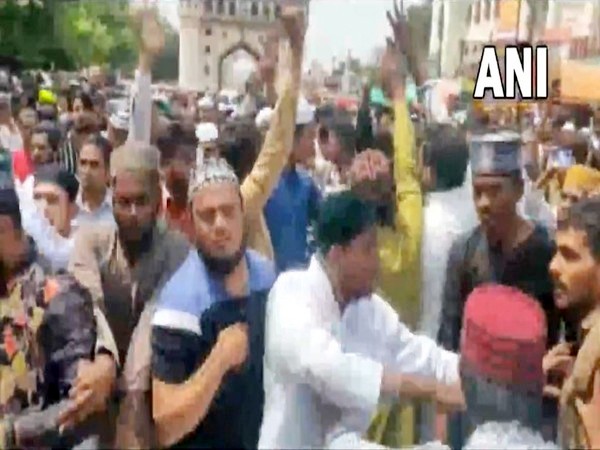Telangana: Protests erupt in Hyderabad over Nupur Sharmas controversial religious remarks