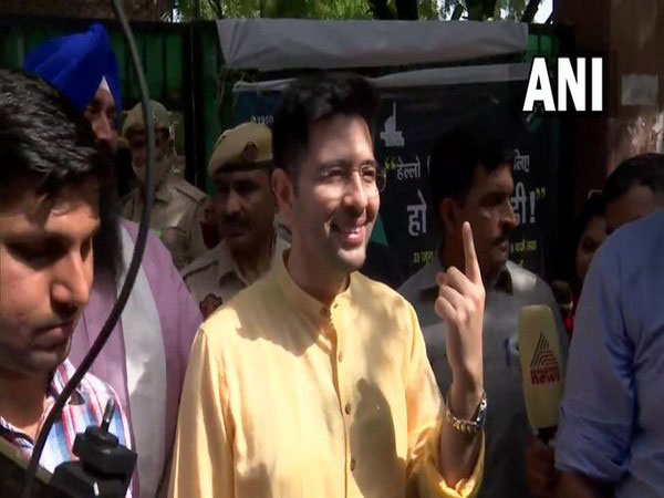Rajinder Nagar bypoll: Raghav Chadha casts vote, says people will vote to get corruption-free governance