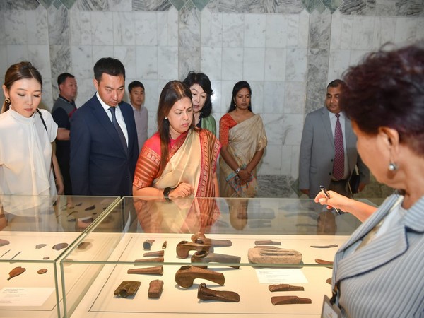 MOS Meenakashi Lekhi visits Kyrgyz State Historical Museum during Kyrgyzstan trip