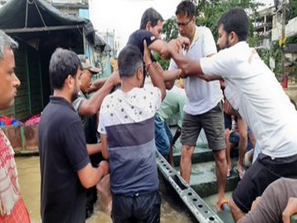 Army, NDRF, SDRF carry out rescue operations in flood-affected Assams Cachar