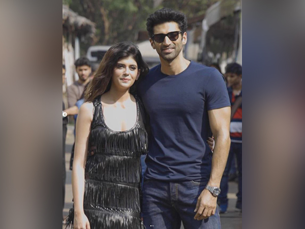 Sanjana Sanghi shares a cheerful picture with OM film co-star Aditya Roy Kapur