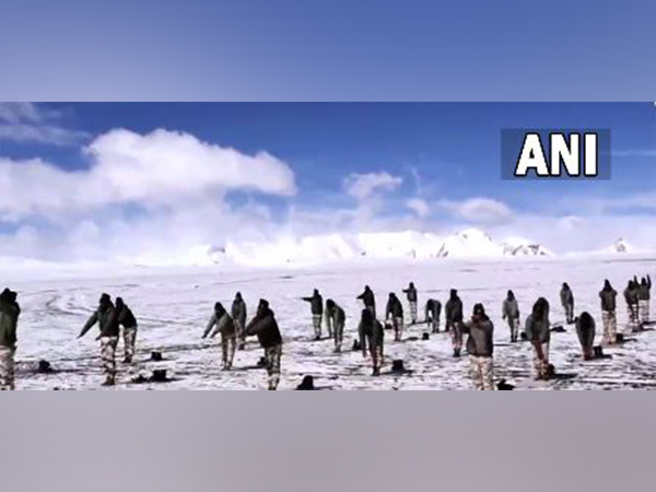 Over 50,000 ITBP personnel perform Yoga at 19,000 feet in sub-zero temperature locations