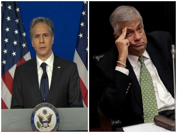 US State Secy Blinken discusses economic, political challenges with Sri Lankas PM Wickremesinghe