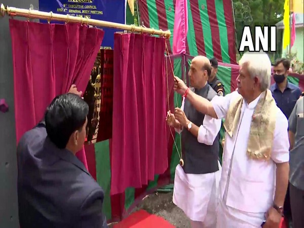 Rajnath Singh, Lt-Guv Manoj Sinha inaugurate boulder climbing wall and Himalayan museum in J-Ks Pahalgam