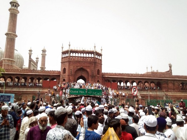 Two held after protest at Delhis Jama Masjid over controversial remarks