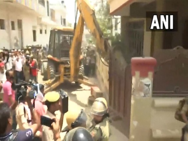 PDA conducts demolition drive at Javed Ahmeds residence in Prayagraj