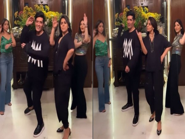 Neetu Kapoor grooves to Nach Punjaabban with daughter Riddhima, designer Manish Malhotra