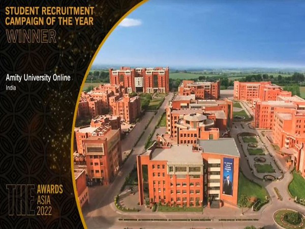 Amity University Online wins Student Recruitment of the Year award at THE Awards Asia 2022
