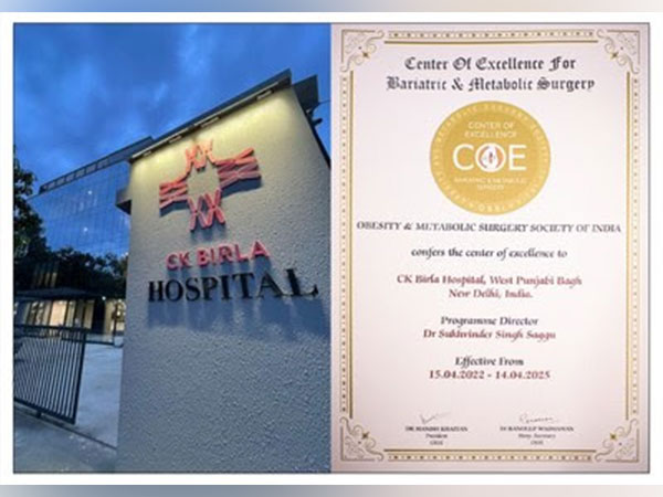 The CK Birla Hospital awarded with Center of Excellence (CoE) in Bariatric &amp; Metabolic Surgery