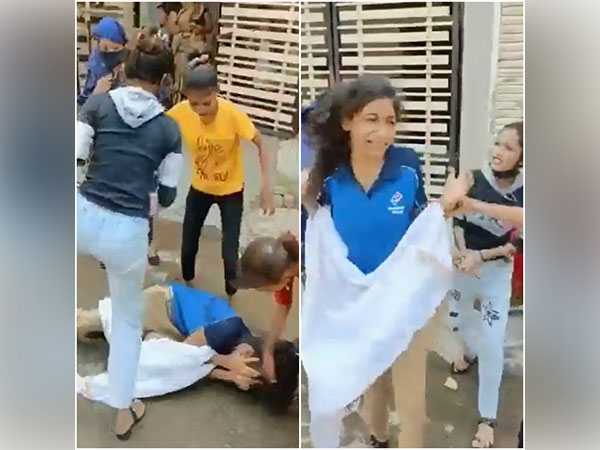 Viral Video: Dominos Pizza Female employee assaulted by a group of women in Indore
