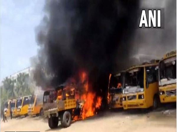 Student dies by suicide in TNs Kallakurichi: Protesters torch school buses, police vehicles