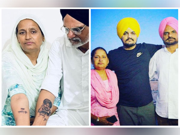 Sidhu Moose Walas parents get singers tattoo inked on their arms