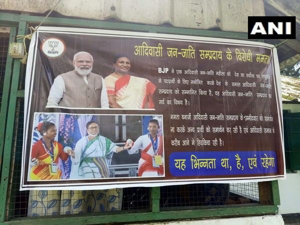 BJP puts up posters in Bengal calling Mamata Banerjee anti-tribal