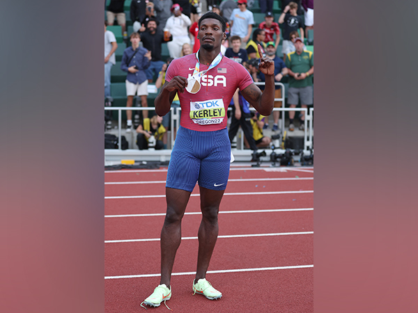 World Athletics Championships: Fred Kerley wins gold, US sweeps mens 100m medals