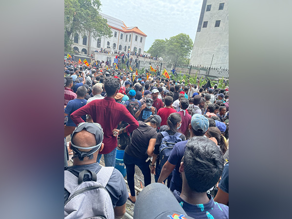Enraged protestors storm Sri Lankan President Gotabaya Rajapaksas house