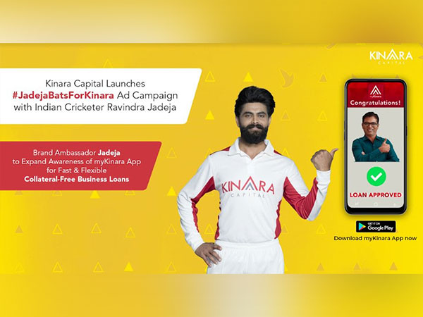 Kinara Capital launches JadejaBatsForKinara Ad Campaign with Indian Cricketer Ravindra Jadeja