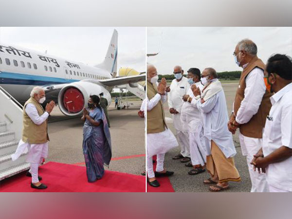 PM Modi lands in Hyderabad to attend BJPs National Executive meeting