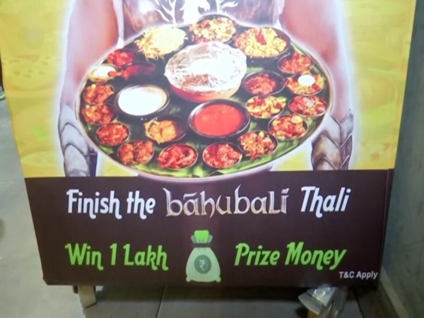 Hyderabad eatery offers Rs 1 lakh for anyone who can finish Bahubali Thali