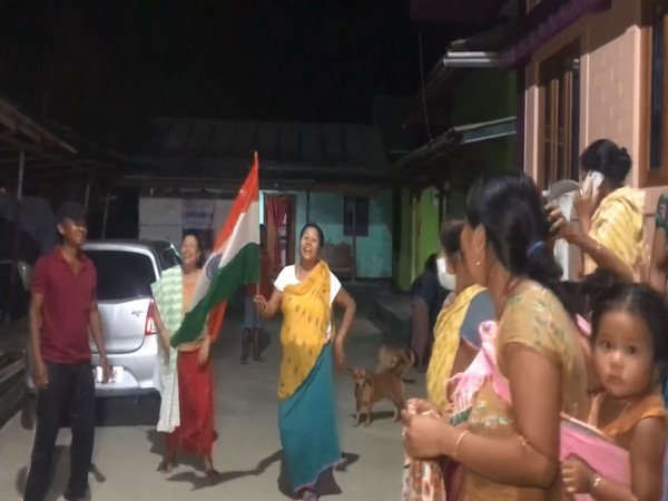 Celebrations at Mirabai Chanus native place after weightlifter wins Gold at CWG 2022