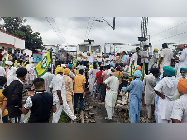Samyukt Kisan Morcha hold rail roko stir across Punjab over MSP issue