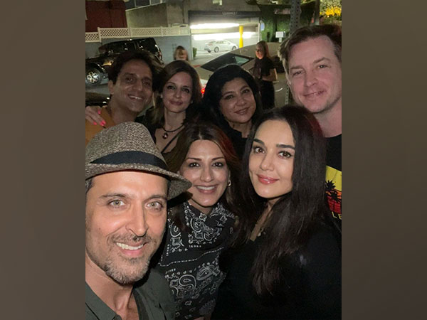 Hrithik Roshans weekend reunion with ex-wife Sussane Khan, Arslan Goni, Preity Zinta in LA