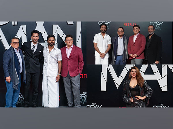 Vicky Kaushal, Jacqueline Fernandez, Aanand L Rai attend The Gray Man premiere in Mumbai