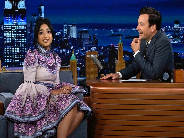 Never Have I Ever star Maitreyi Ramakrishnan appears on Jimmy Fallons show