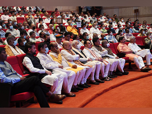 PM Modi attends special screening of serial "Swaraj"