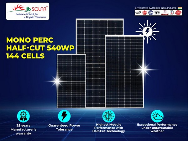 IB Solar, the top Solar PV Manufacturers launches all- weather Monocrystalline panels for every home &amp; business