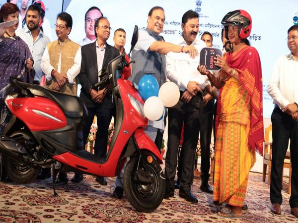 Assam CM distributes 6,670 scooters under Rural Livelihood Missions Sakhi Express scheme
