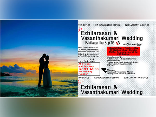 Tamil couples viral tablet strip themed wedding invite leaves internet in splits