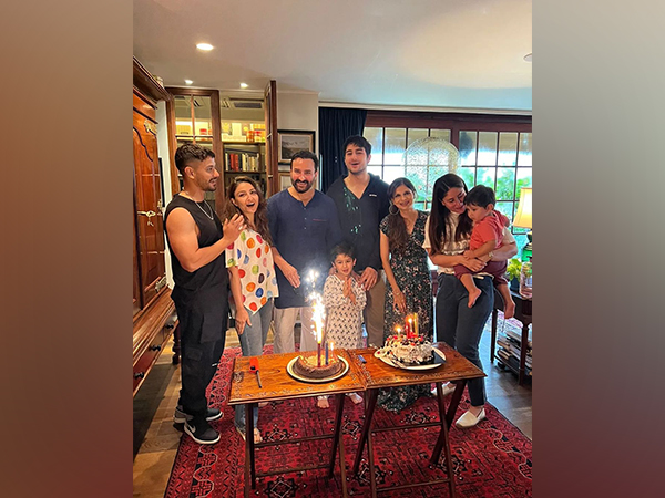 Saba Pataudi shares new pictures from Saif Ali Khans 52nd birthday celebration
