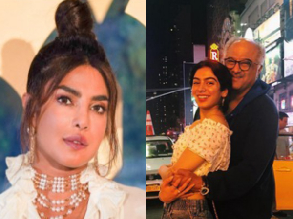 Khushi Kapoor and Boney Kapoor give Priyanka Chopra a taste of home