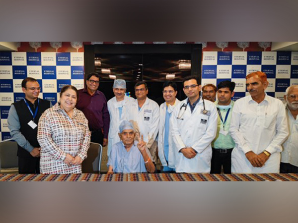 Eternal Hospital Jaipur successfully performs Indias First TAVI on a 104-Year-Old Patient from Jaipur