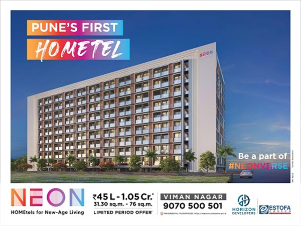 Horizon Developers launch Punes First HOMEtel in the Heart of Pune City - NEON