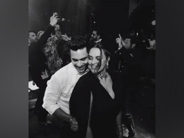 Angad Bedi has a quirky "Juicy luicy" wish for wife Neha Dhupia on her birthday