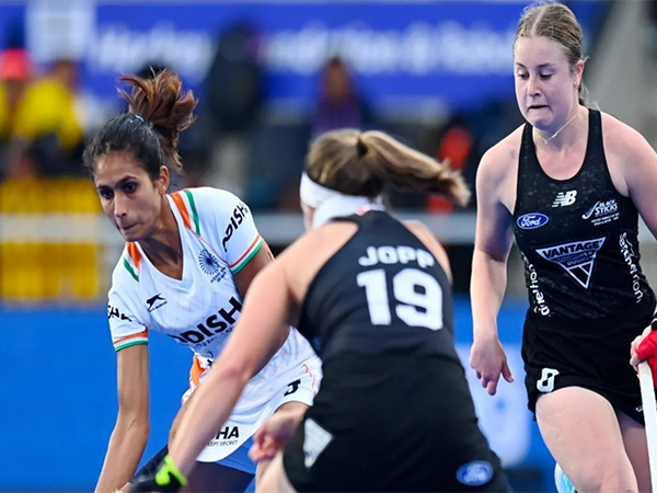 Indian womens hockey team midfielder Sonika shows happiness with her performance at CWG 2022