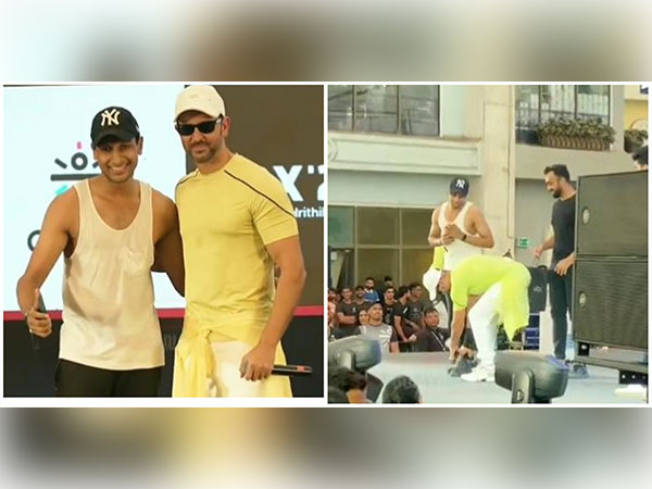 Netizens call Hrithik Roshan "most humble" as he touches fans feet, watch video