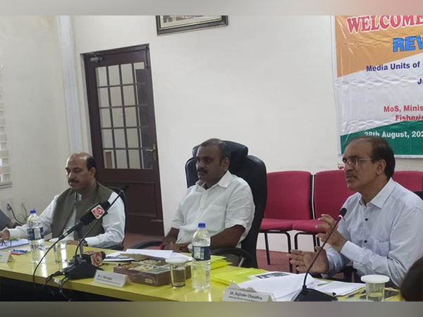 Union Min L Murugan holds review meeting with media units of I&amp;B Ministry in Jammu