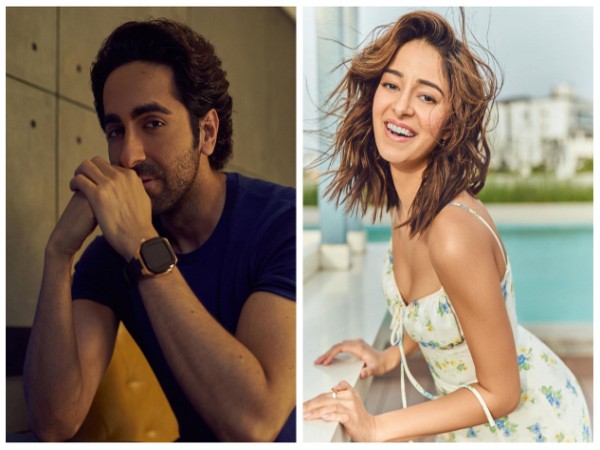 Ayushmann Khurrana, Ananya Panday recreate Indian teams Kala chashma celebration
