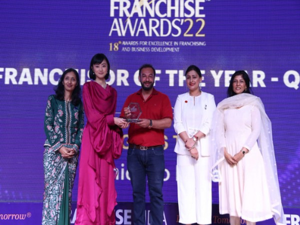 News Correspondent, Sneha Nair covers "Best Franchiser Award" story for the year 2022