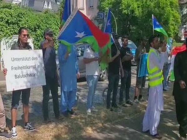 Baloch protest outside Pak consulate in Germany to mark August 14 as Black Day